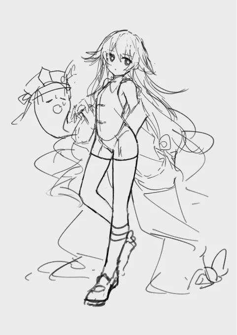 塗り前の方が可愛かったな 