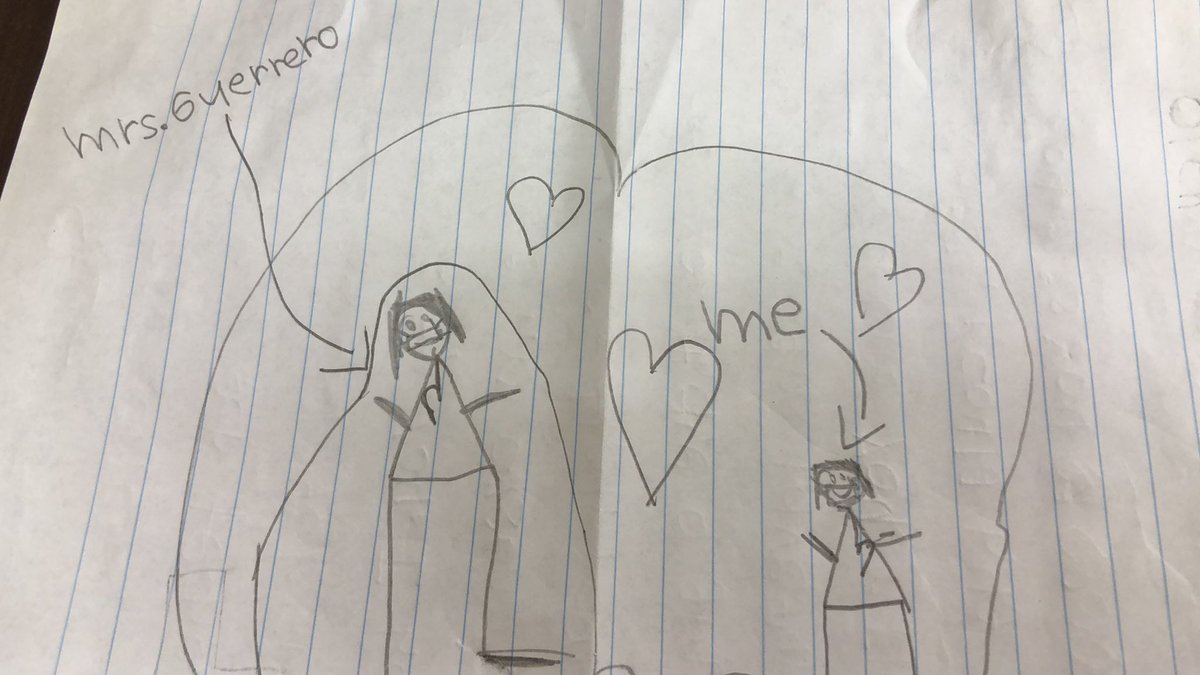 Pancake_Patty's tweet photo. A letter from my bilingual virtual student who ❤️‘s her teacher 👩‍🏫
#virtuallearner #2ndgrade https://t.co/KXzGX9yEER
