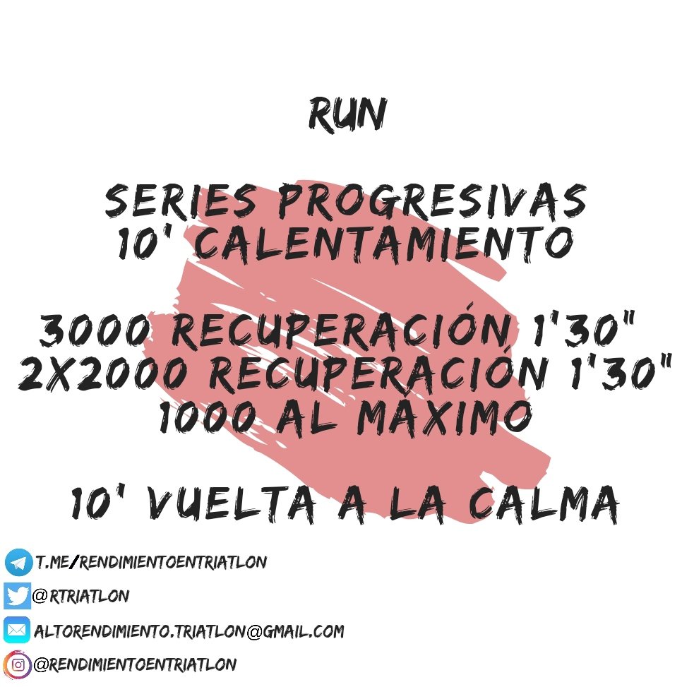 Únete al canal de Telegram!
t.me/joinchat/KjCBG…
#triatlon #swim #bike #run #nadar #correr #bici #pedalear #ironman #halfironman #maraton #marathon #mediamaraton #halfmarathon #entrenamiento #planificacion #triathlon