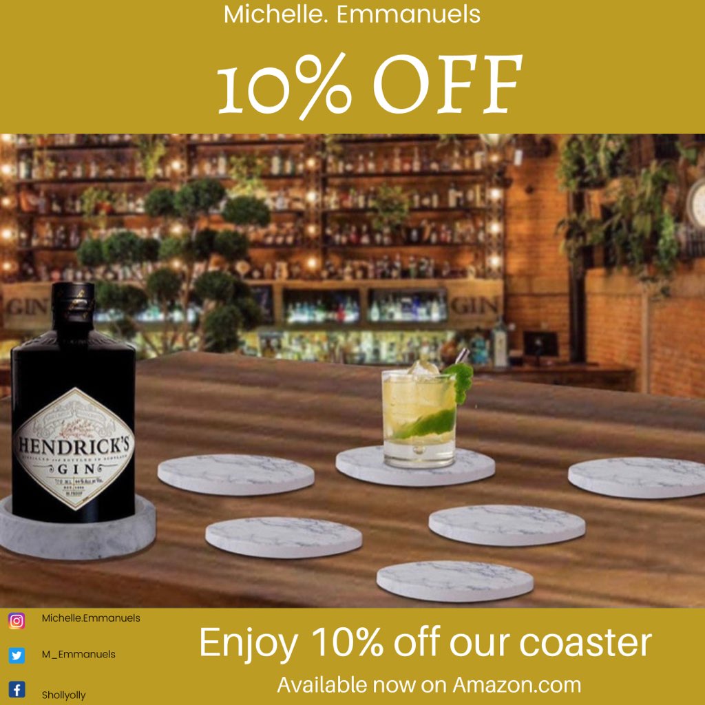 M_Emmanuels's tweet image. Take advantage of our 10% discount on our unique marble coaster set of 6. 

Our coaster are functional, looks good and going at a discounted rate! 

Shop now, limited time! 

#amazonitems #shopamazonusa #shopamazon #amazoncoastersets #michelleemmanuells