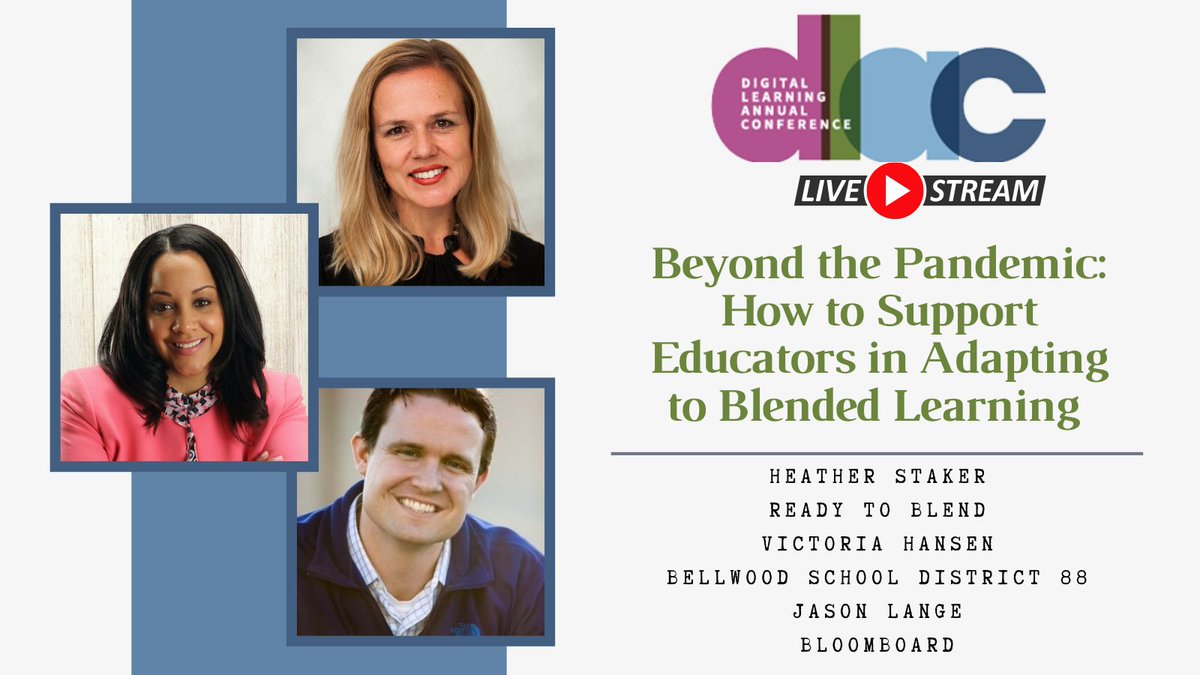 💥#DLAC21 Session Highlight!💥 DLAC in Austin has another great panel on June 15! Check out out all the presentations Online and On-site at deelac.com/detailed-progr…! #virtuallearning #digitallearning #k12education #pandemic #remotelearning @hstaker @r2blend @bsd88sm @BloomBoard