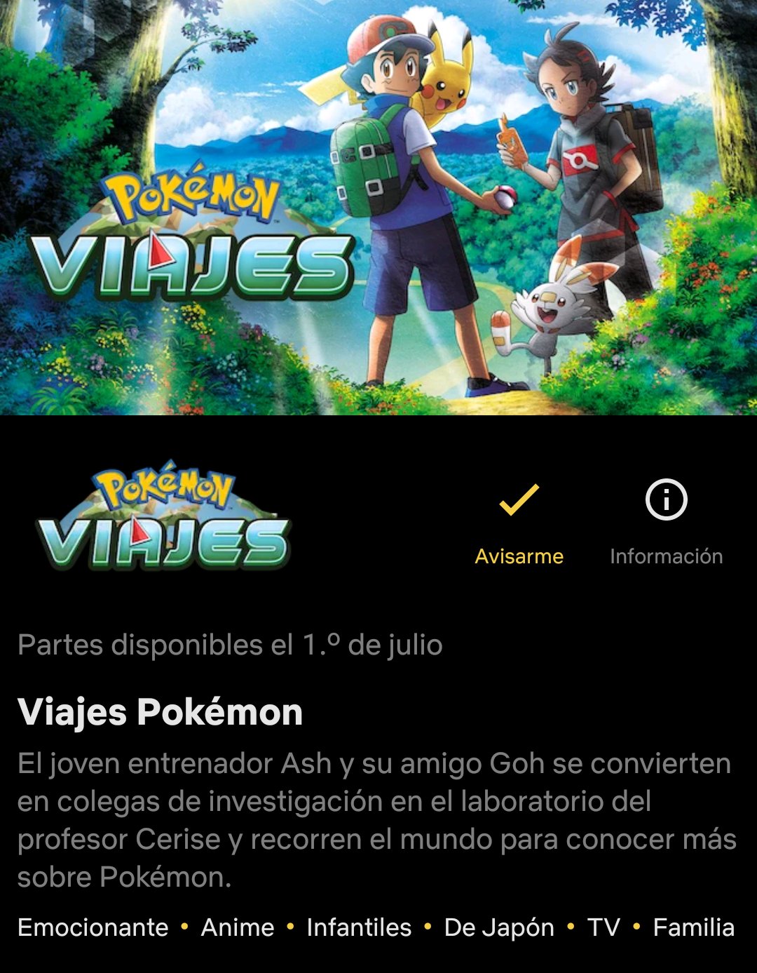 Viajes Pokémon Temporaa 23 Netflix