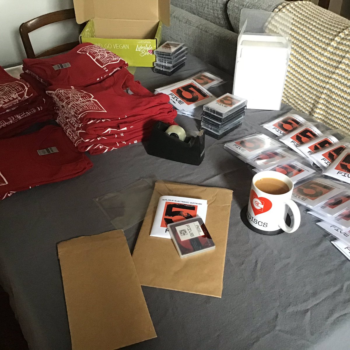 Analogue Electronic Whatever (@analogueew) on Twitter photo Thanks for orders for album 5 & Tshirts. I sent out 1st batch, it should be with you now or soon. The full albums out Sat 5 for <a href="/minidiscday/">minidiscday</a> with 20 tracks for a listen & download. Hope you get time to look👍 #synthfam <a href="/neonradiation/">neon radiation</a> <a href="/dyrctmusic/">Jeff Appleton</a> #NewMusic
…alogueelectronicwhatever.bandcamp.com/merch Thanks for orders for album 5 & Tshirts. I sent out 1st batch, it should be with you now or soon. The full albums out Sat 5 for <a href="/minidiscday/">minidiscday</a> with 20 tracks for a listen & download. Hope you get time to look👍 #synthfam <a href="/neonradiation/">neon radiation</a> <a href="/dyrctmusic/">Jeff Appleton</a> #NewMusic
…alogueelectronicwhatever.bandcamp.com/merch