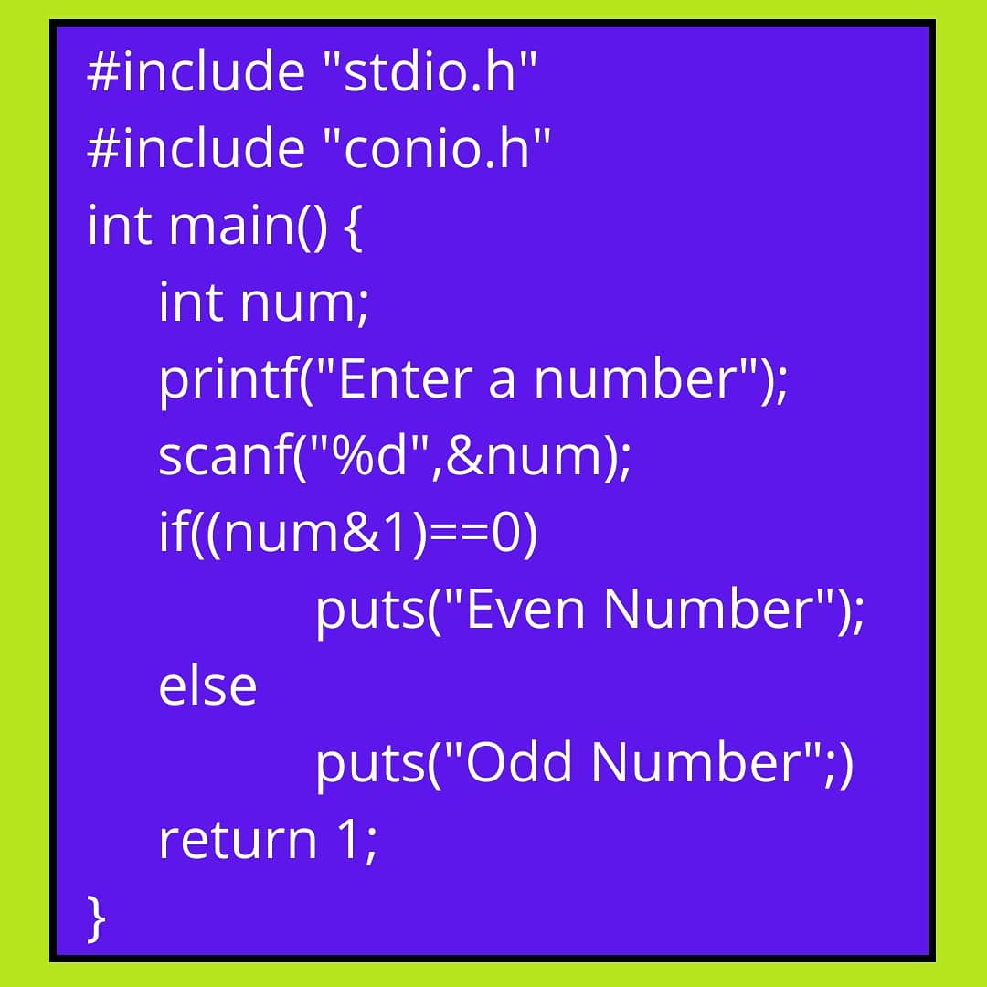 princecoding's tweet image. How to find Odd Even number without using any Arithmetic Operators?
#apniengineering #prince_coding #girlswhocode #codinglife💻 #womenintechnology #programing #programmermemes #cse #softwaredevelopers #codingislife #interviewquestion #campusplacements #techcompany #comuter