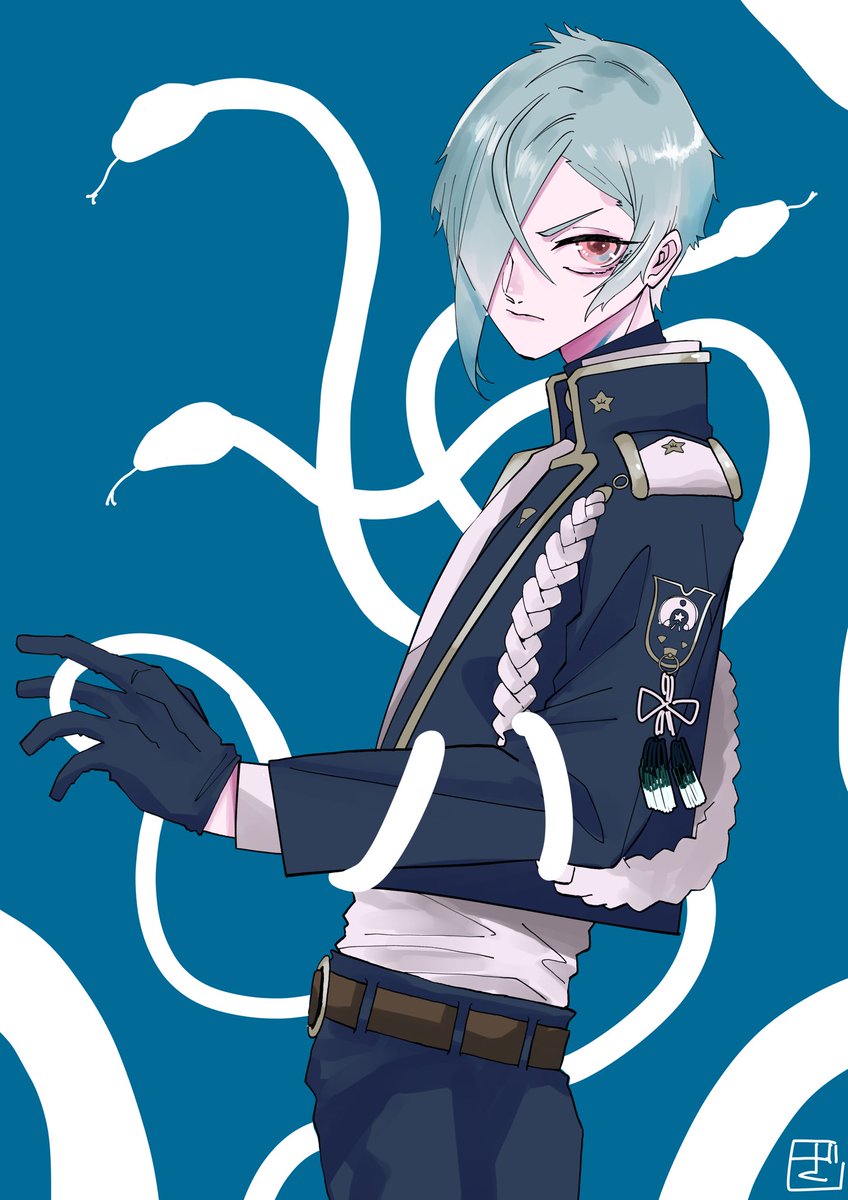 刀剣乱舞 膝丸 雑穀米のイラスト