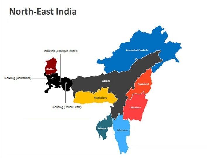 CONTENTMEDIANE1's tweet photo. Seven sisters, one brother, one soul. We stand up together, as a whole. They call us different but we sing the same National Anthem and salute the same National Flag.
We may be aside but we aren't apart, we are from "NORTHEAST INDIA"
#NortheastMatters #AchapterforNE @ncert @ANI https://t.co/7W8M1abAgT