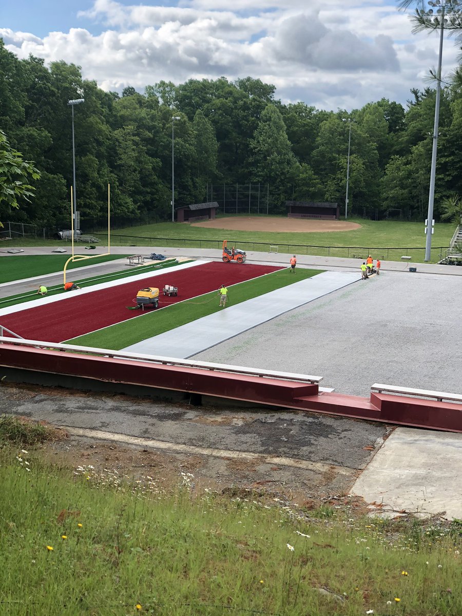 New turf for the Concord football field!!! So excited for the new year!!!