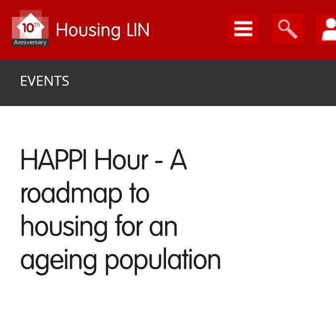 Have we got a fab #HAPPIhour next week for @HousingLINews members on a roadmap to #housing for an #ageingpopulation. Driving our agenda will be @DavidOrrCBE @Clarion_Group, @KarenMitchell @SouthwayHousing, @socialVic @SYorksHA & Dan Ryan @yourMHA. Book now
housinglin.org.uk/Events/HAPPI-H…