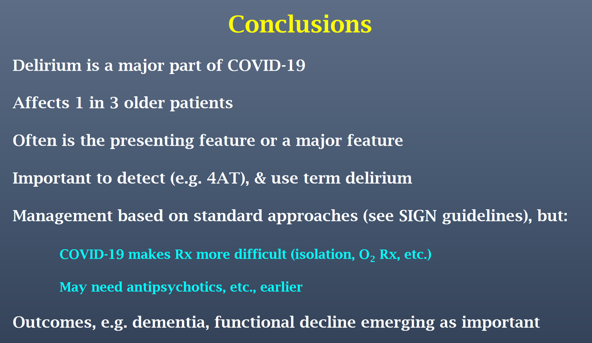 A_MacLullich's tweet photo. 🧠 30 min talk: #Delirium in the era of #COVID-19

🏥 🚑  Clinical focus, for an interdisciplinary audience 

      🆓 Free on vimeo, no registration needed:

           🔗 https://t.co/XMgAGobPF3

@RCPEdin https://t.co/uVZt9ogJ7a