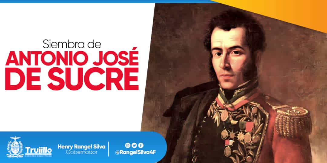 RangelSilva4F's tweet photo. Conmemoramos la partida del Abel de América, Antonio José de Sucre, quien contribuyó a la emancipación del continente y redactó el Tratado de Armisticio y Regularización de la Guerra que se firmó en Trujillo. ¡Gloria eterna al Gran Mariscal de Ayacucho! #MuralesBicentenario https://t.co/0WK8F2RC3I