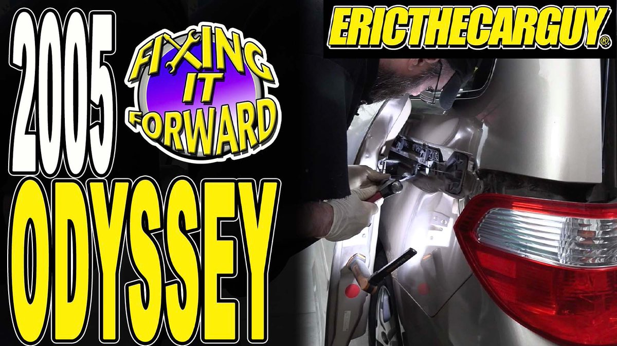EricTheCarGuy's tweet photo. In today’s video I make more progress on the Fixing it Forward Odyssey. I’m reminded I paid only $500 for this van, but it should be a reliable family hauler by the time I give it away. #etcgvideo #fixingitforward #hondaodyssey https://t.co/SMs6UoPpnt https://t.co/1B6cYC8lOA