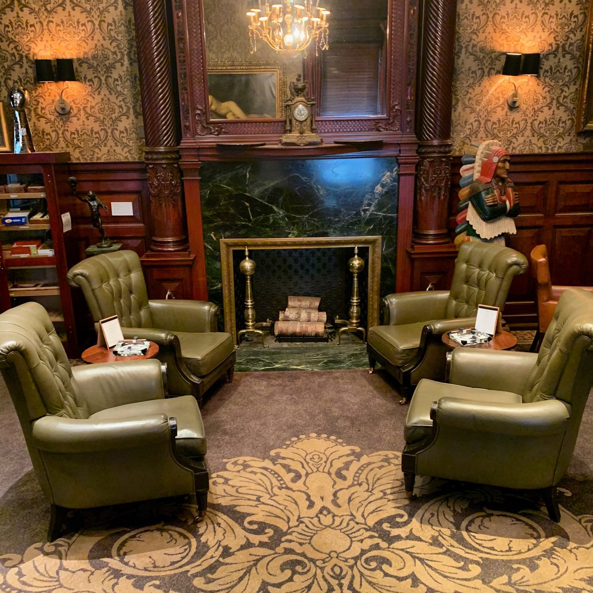 Great news: The Smoking Room is back to full capacity and reservations are no longer required! Come join us and relax in our famous green chairs and enjoy a #cigar