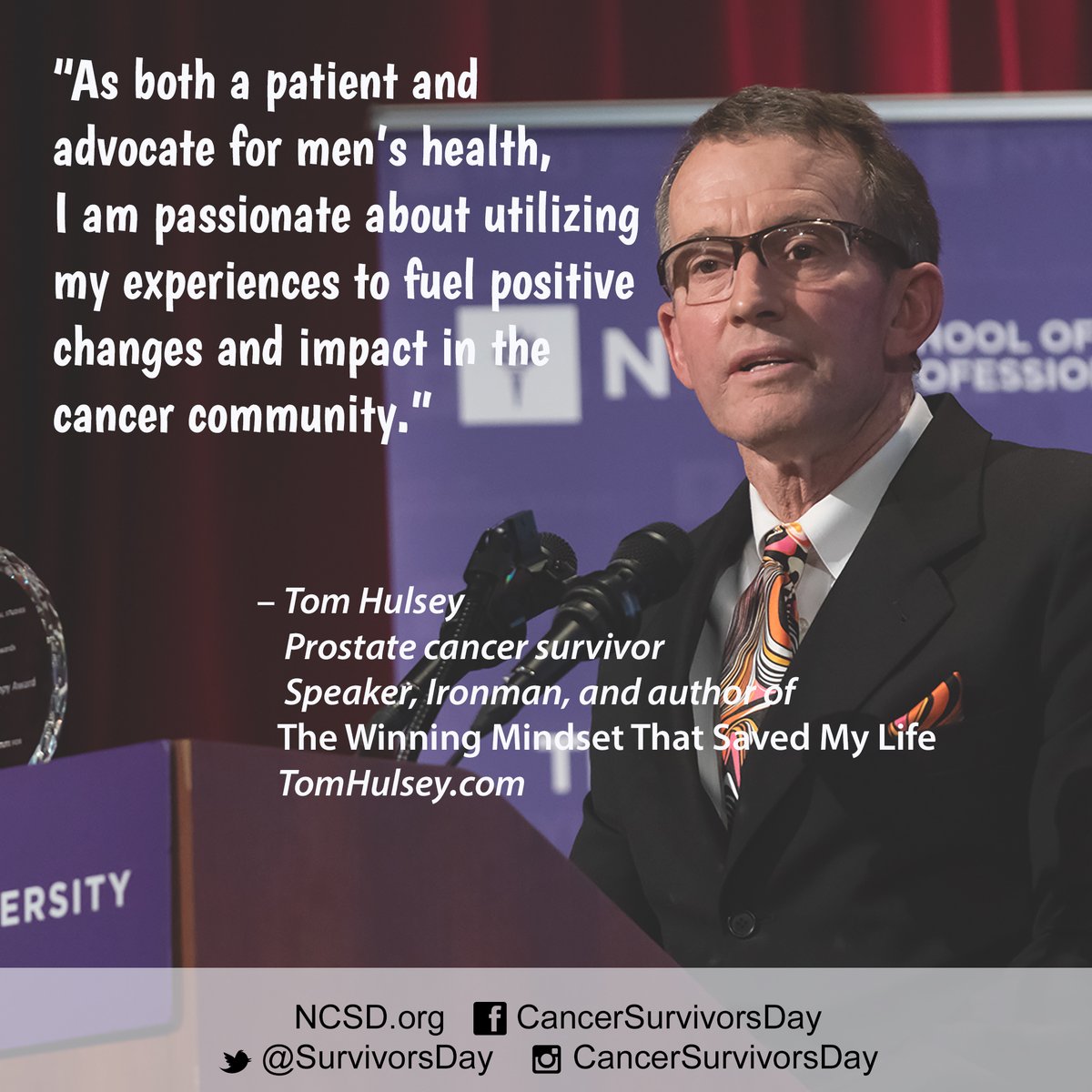 Tom Hulsey (@tomhulsey) on Twitter photo Sunday, June 6 - #NationalCancerSurvivorsDay
#ncsd2021 #celebratelife <a href="/SurvivorsDay/">Cancer Survivors Day</a> Sunday, June 6 - #NationalCancerSurvivorsDay
#ncsd2021 #celebratelife <a href="/SurvivorsDay/">Cancer Survivors Day</a>