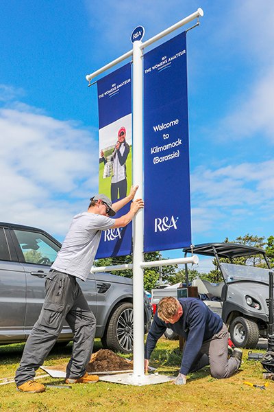 "R and A" and Barassie Links GC Troon prepare for the 118th Womens' Amateur Golf Championship beginning 7th June. <a href="/Barassie_KBGC/">Barassie Links</a> <a href="/RandA/">The R&A</a> <a href="/ScottishGolf/">Scottish Golf</a>  #Golf #women #amateurِ #Championship #Troon More <a href="/AlamyNews/">Alamy News</a>