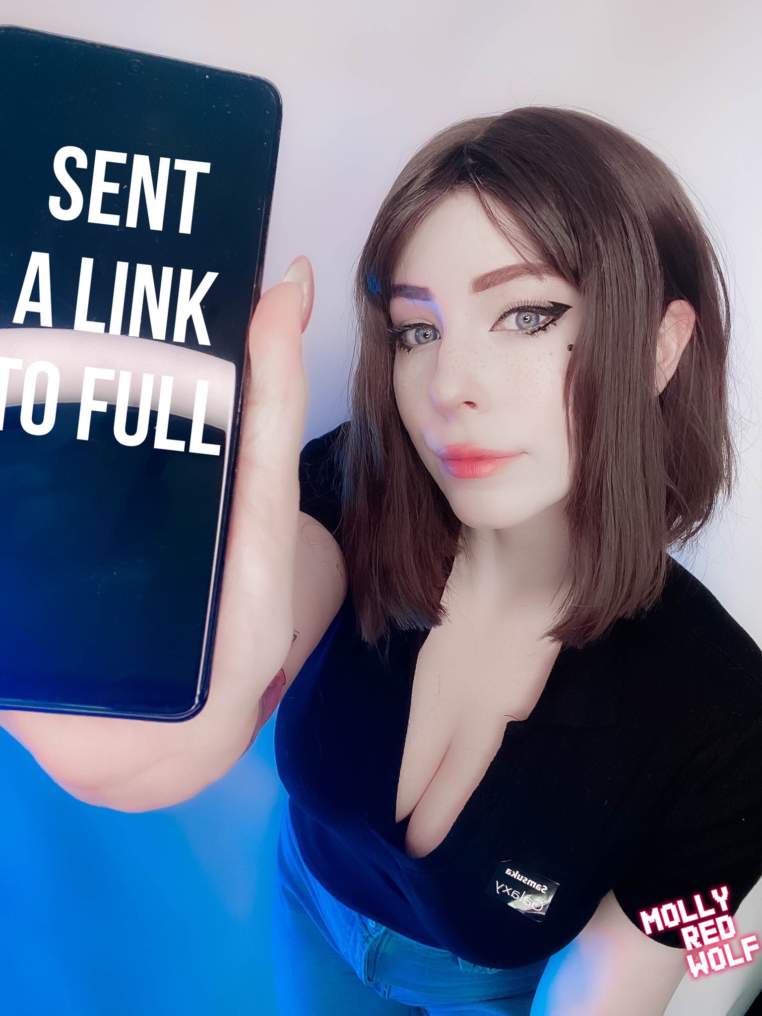 TW Pornstars 1 pic. MollyRedWolf🦊Top1.8 𝓞𝓷𝓵𝔂𝓕𝓪𝓷𝓼. Twitter. selfie