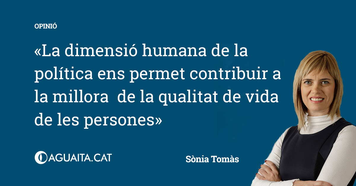 OPINIÓ | ​«La dimensió humana de la política»

✍ Sònia Tomàs (<a href="/stomasroiget/">Sonia Tomas</a>), consellera comarcal de Joventut, Polítiques d’Igualtat i LGBTI <a href="/ComarcaMontsia/">Consell Comarcal del Montsià</a>

▶ ARTICLE: bit.ly/2T1C0BC