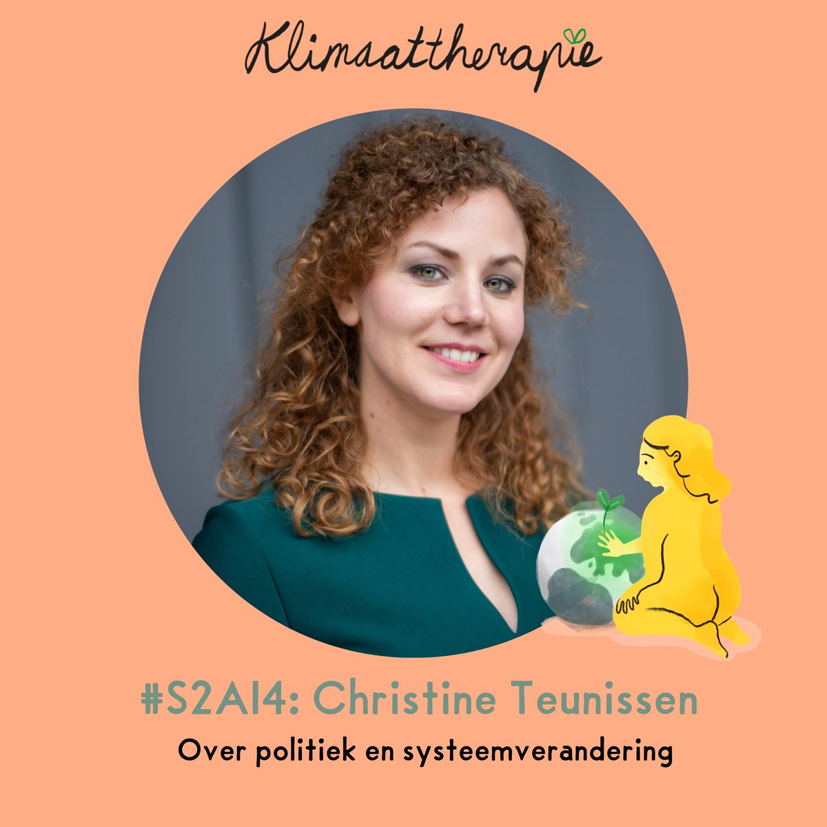 Er staat weer een nieuwe aflevering klimaattherapie online! Ik sprak Christine Teunissen, tweede kamerlid voor Partij voor de Dieren, over politiek en de tijd waarin we leven. 💚 Te beluisteren op Spotify en apple podcasts ✨ Dank <a href="/Ct_teunissen/">Christine Teunissen</a> 

open.spotify.com/episode/3W1V7E…