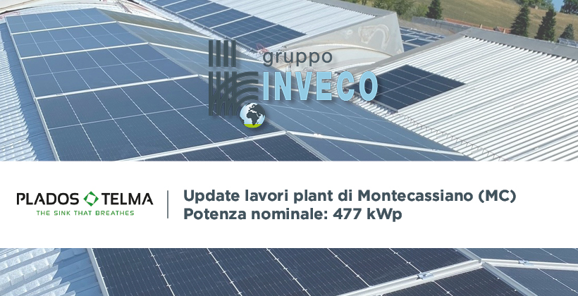 GruppoInveco's tweet photo. @PladosTelma: update installazione fotovoltaico. Guarda i benefici. ☀👇
🌿 Produzione di energia elettrica superiore a 𝟱𝟬𝟬.𝟬𝟬𝟬 𝗸𝗪𝗵/𝗮𝗻𝗻𝗼;
🌿 Mancate emissioni di 𝗖𝗼𝟮 pari a 𝟮𝟬 𝘁𝗼𝗻/𝗮𝗻𝗻𝗼. 
Leggi la news ▶ https://t.co/C1qKL8B8TD
#energierinnovabili https://t.co/C0q24yYzqX