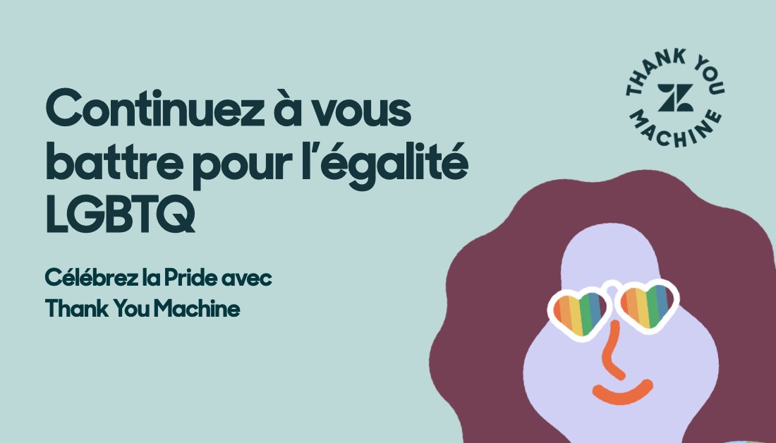 ZendeskFrance's tweet photo. Un petit merci compte énormément, c’est pour ça que nous avons créé #ThankYouMachine. Envoyez une carte pour montrer votre gratitude à votre coéquipier, votre voisin, votre grand-mère ou toute autre personne qui le mérite. https://t.co/f8vGtG69hv https://t.co/9l6irCVs0v