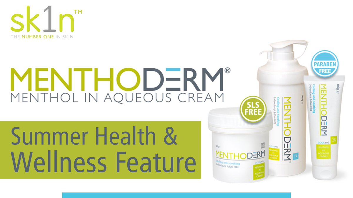 sk1nuk's tweet photo. Did you manage to see our feature in the MailOnline’s ‘10 Top Tips for Summer Health and Wellness’ article yet? Discover why Menthoderm could be your dry skin saviour this summer and how you can receive a 15% discount here https://t.co/N91H4Qd3Rf 

#Health #Wellness #Summer #Skin https://t.co/UcUVafF2yI