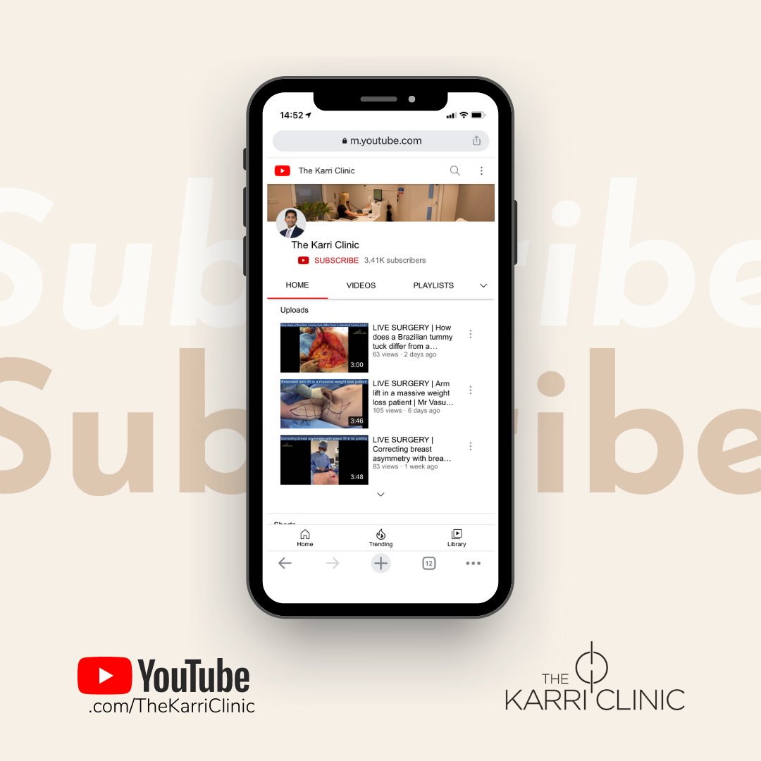 Did you know ? We also have a @youtube channel where you can watch #MrKarri perform various surgeries, from #facelifts to #tummytucks and everything in between! WARNING video footage contains graphic scenes. Head over to: youtube.com/thekarriclinic #plasticsurgery #cosmeticsurgery