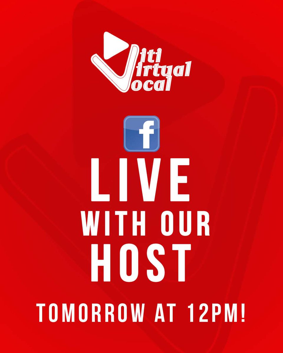 VVVocal's tweet photo. LIVE tomorrow at 12pm with our Host @VLYMusicFj on our Facebook page✌🏽

#FijiMusic #VitiVirtualVocal #VVVocal https://t.co/tl5uVh7seI