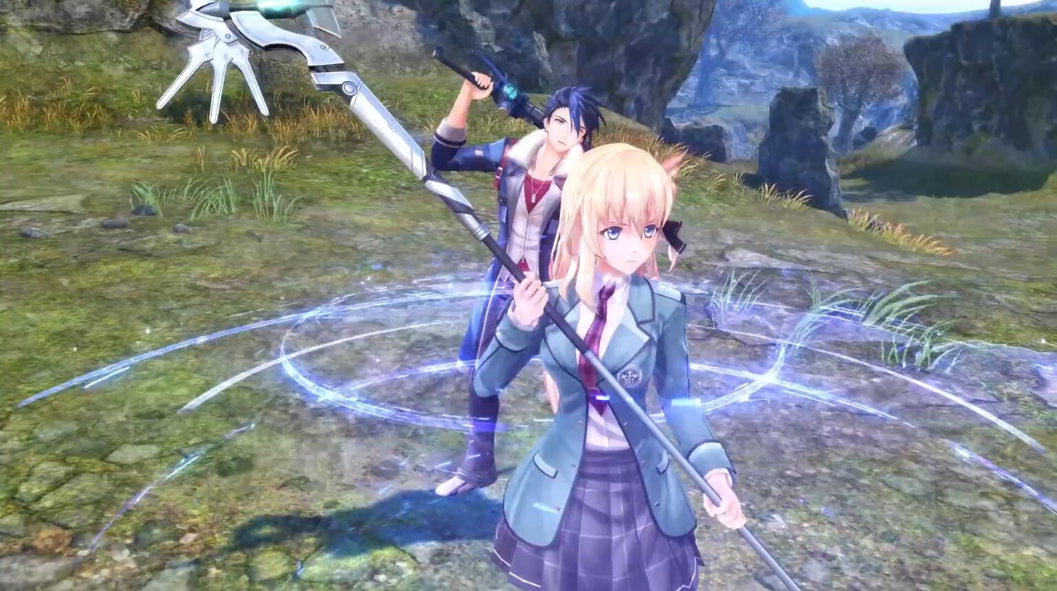 英雄伝説 黎の軌跡Ⅱ_タオルケット(アニエス&レン) | 公式グッズ 英雄伝説 黎の軌跡Ⅱ_タオルケット(アニエス&レン) | 公式グッズ