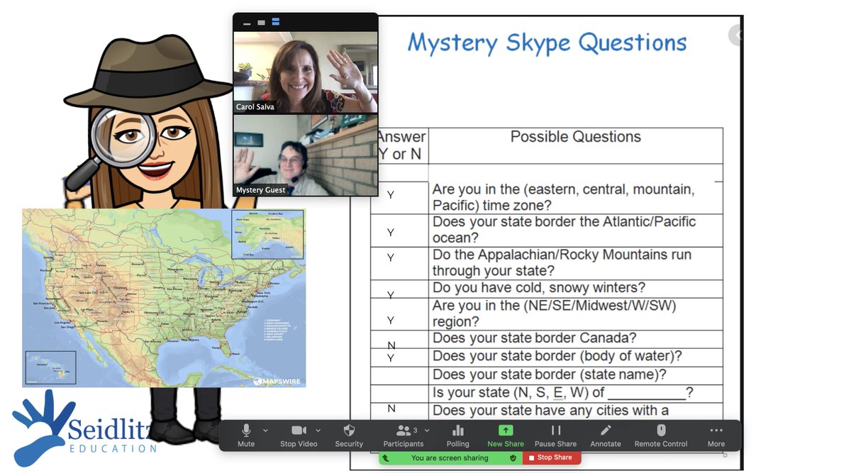 DrCarolSalva's tweet photo. Hey PLN! That's @DrRobbScott in my #Tech4ELs workshop in PBCSD. He was a greaat mystery guest! Helped us all think abt what #SLIFE & #ELs CAN do. SO much critical thinking & language produced w a #MysterySkype!
THX to @AndreaHonigsfel & @ESLTechies. Learned it from them! #ELs https://t.co/xDSlHyMyCi