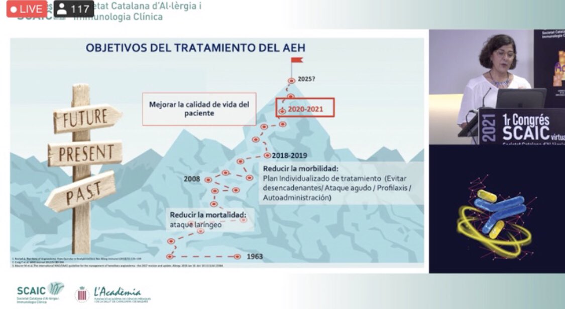 scaic_cat's tweet photo. Mirem el futur en el tractament de l’ #angioedema #hereditari amb la Dra. @mar_guilarte de l’ @vallhebron https://t.co/UJF18ua3bl