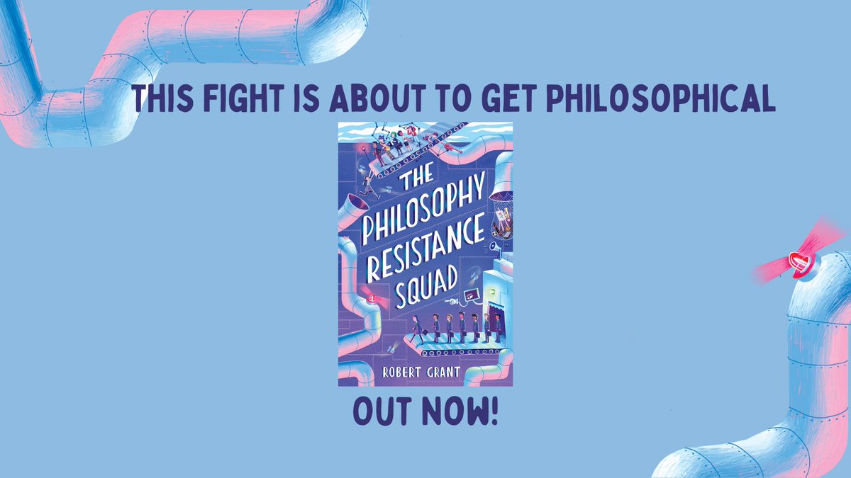 LittleIslandBks's tweet photo. THE PHILOSOPHY RESISTANCE SQUAD by 
@RobGrant_ is out now! Milo is excited to start his new school, but the headmaster has an agenda which has nothing to do with education. Can Milo defeat him with philosophical reasoning? https://t.co/qONfsT6oEo
#PhilosophyResistanceSquad https://t.co/pNTWUkN6Vr