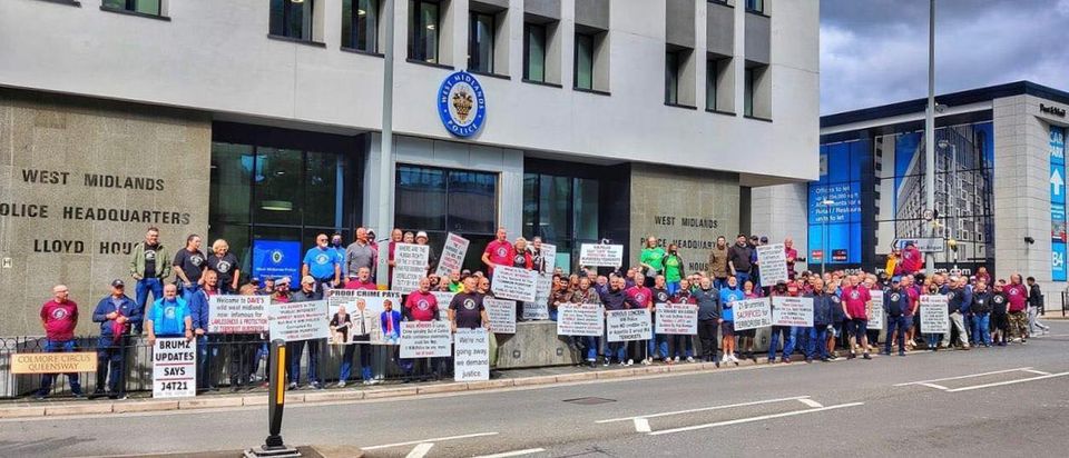 Take a look, a pic of one of our many peaceful protests. Many of these travelled far & wide to show their support outside WMP HQ. Football supporters, ordinary every day folk who will be YOUR new viewers because they too are sick of ordinary folk not being heard @afneil