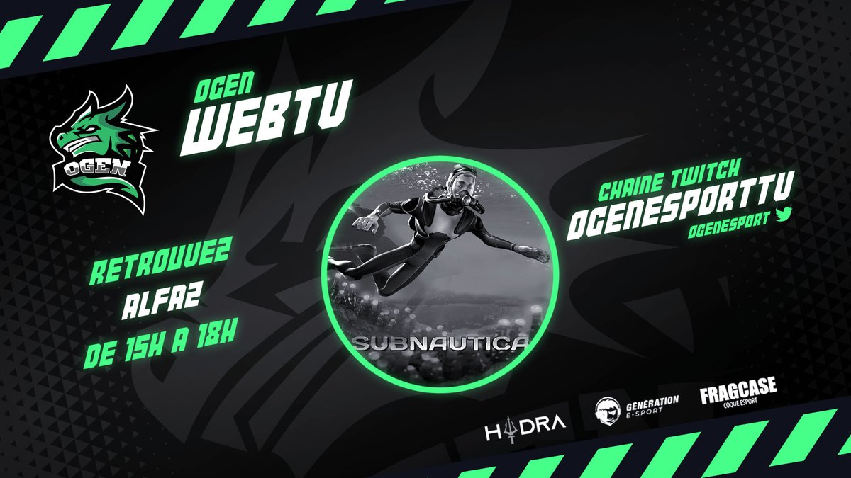 VTitanRacing's tweet image. 🔴 𝗦𝗧𝗥𝗘𝗔𝗠 𝗟𝗜𝗩𝗘

Dès 𝟭𝟱𝗛, sur notre WebTV, c'est @OffAlFaZ qui vous fait découvrir le monde ouvert de 𝗦𝘂𝗯𝗻𝗮𝘂𝘁𝗶𝗰𝗮 ! 

🎙️ | @OffAlFaZ 
🎮 | Subnautica
📺 | twitch.tv/ogenesporttv