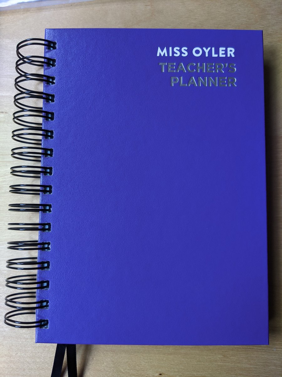 Nearly had a wee teary moment when I was presented with this lovely planner on my last day <a href="/CHS_Chryston/">Chryston High School</a> yesterday. So grateful for the experience I've had and I'm thrilled to be staying in NLC for my probation year!