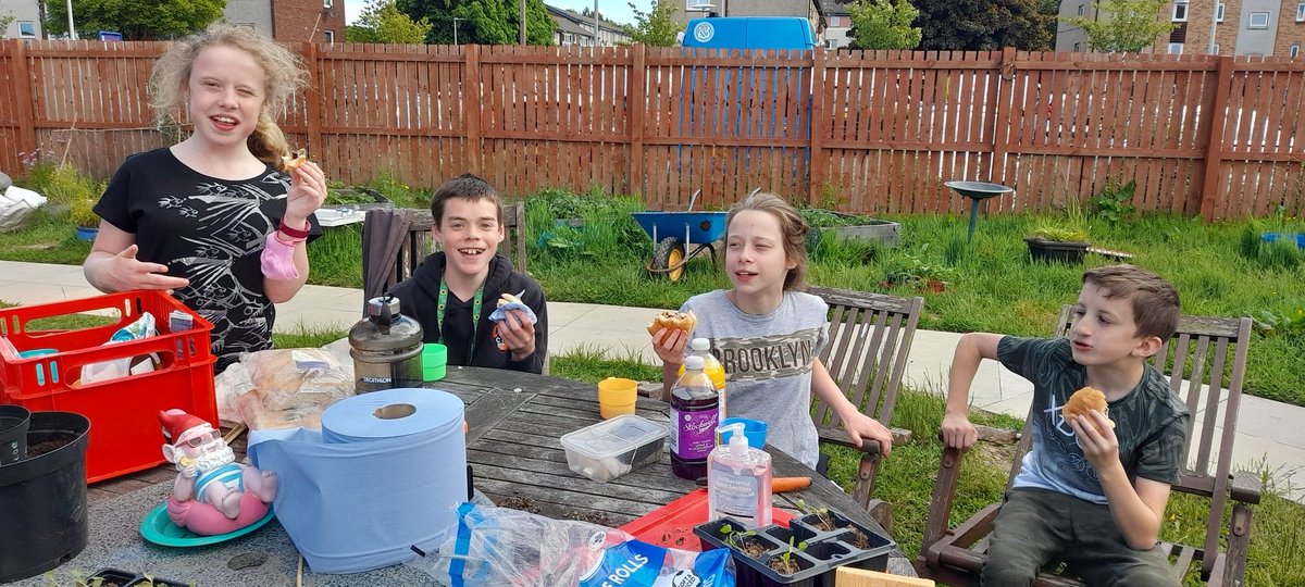 BBQ time in the garden!