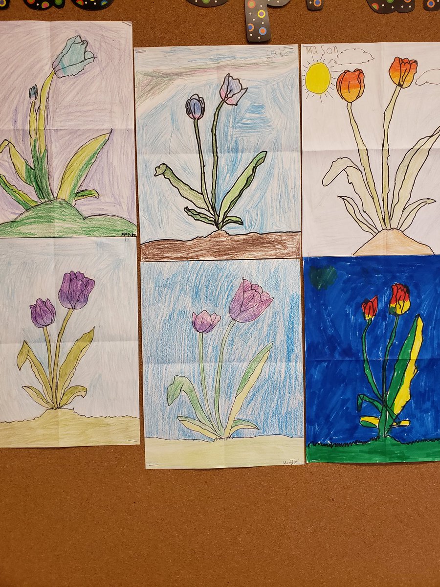 MrsFleming18's tweet photo. Beautiful artwork to welcome the amazing Spring weather! 🌞 @LarkhallAcademy @NLESDCA https://t.co/EBaHHrpY7U