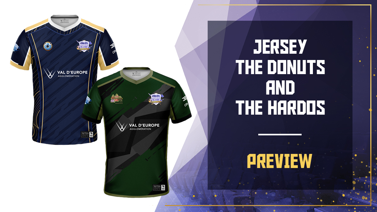 Dear Heroes Fans, 

Discover The donuts Jersey and The Hardos Jersey🤩
The players will be so classy at the event😎