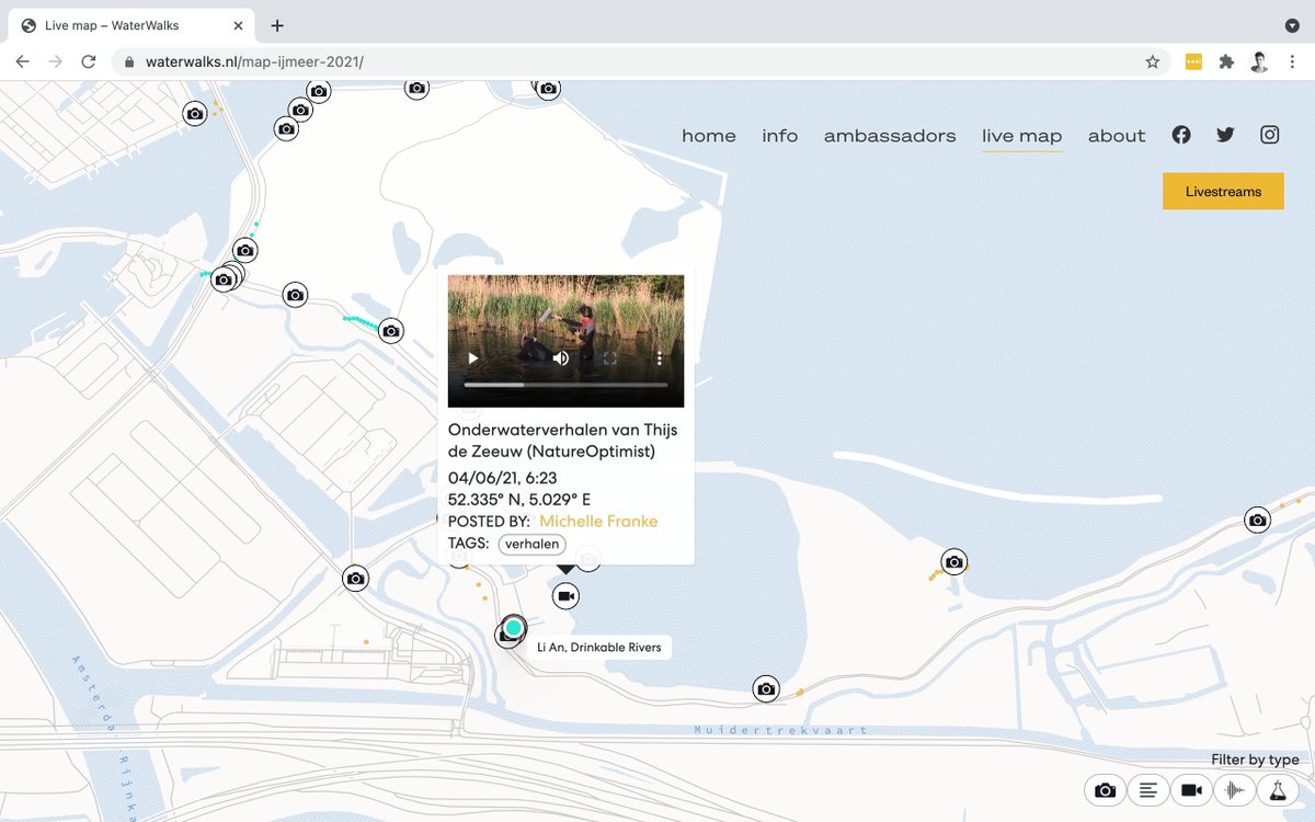 Een greep uit de bijzondere verhalen in de #WaterWalks App:
Landschapsarchitect Thijs de Zeeuw (Nature Optimist) liep (zwom) met <a href="/JesperBuursink/">Jesper</a> bij zonsopgang om verslag te doen vanuit het perspectief van de niet-menselijke bewoners.

Bekijk meer: waterwalks.nl