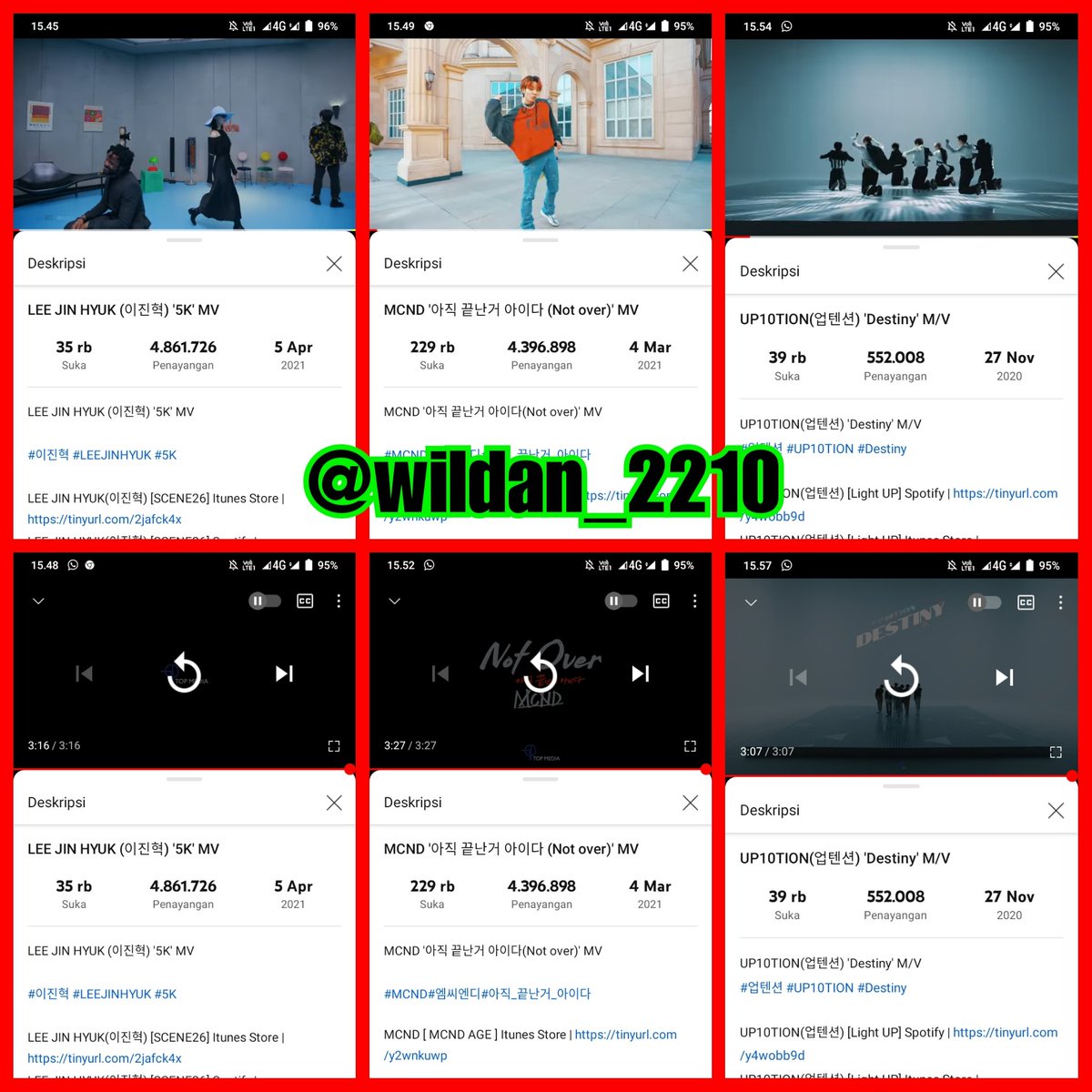 wildan_2210's tweet photo. @INA_TOP_UNION @LJH__official @UP10TION @McndOfficial_ Bismillah rezeki mau album *SCENE26*
Wish me luck
188-190
@LJH__official #LEEJINHYUK #5K
@McndOfficial_ #MCND #Not_over
@UP10TION #UP10TION #Destiny https://t.co/g75Oh5Cgjf