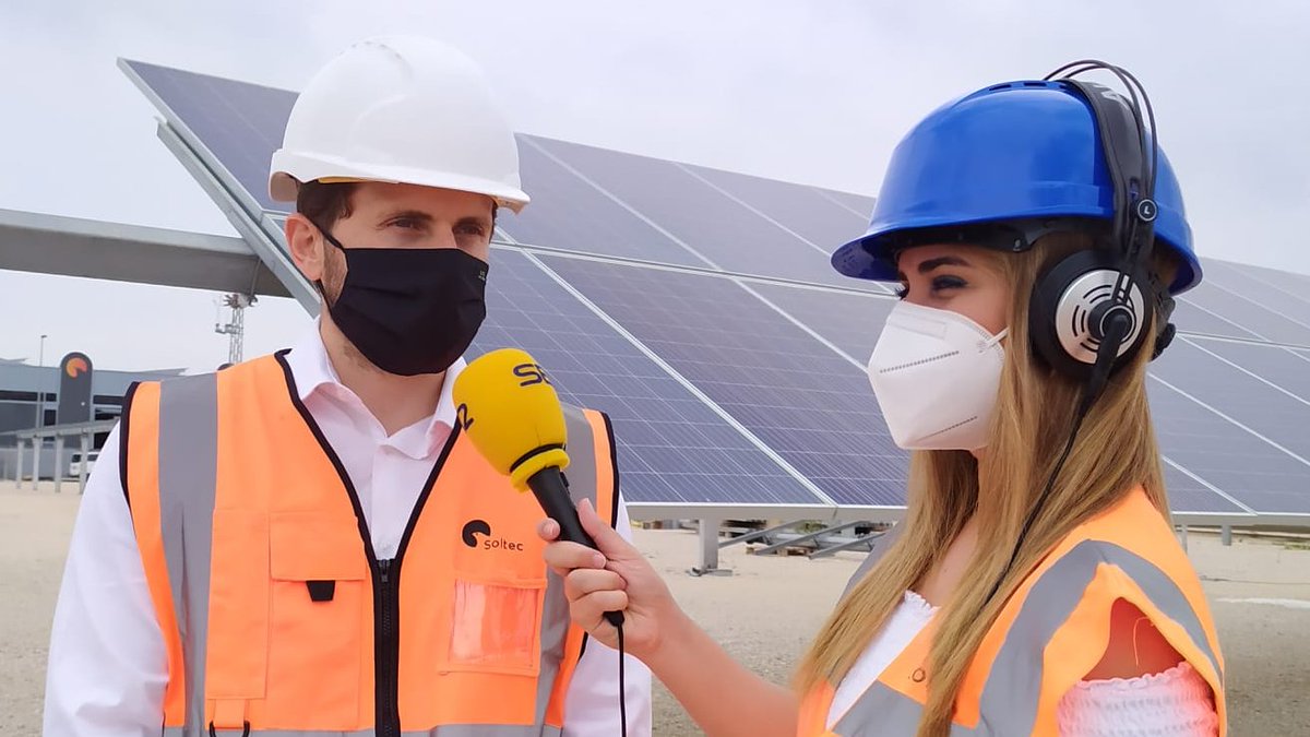 SER_Murcia's tweet photo. Eduardo de San Nicolás (Jefe Estrategia Soltec): "Soltec es líder en el seguidor solar" #EncuentrosSERMurcia #DíaMundialdelMedioambiente #SoltecEnvironment https://t.co/1XRCacMBit @SoltecTrackers https://t.co/qctuuI9ojw