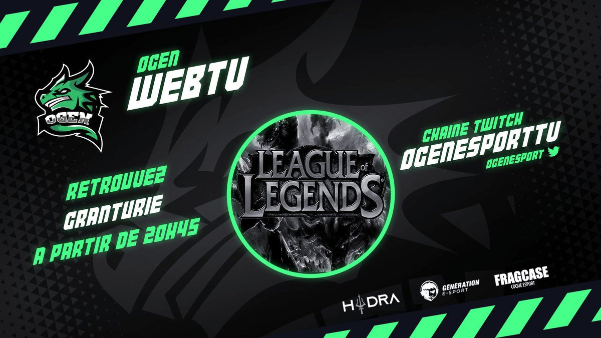 VTitanRacing's tweet image. 🔴 𝗦𝗧𝗥𝗘𝗔𝗠 𝗟𝗜𝗩𝗘

@oGenGranturie se lance sur 𝗟𝗲𝗮𝗴𝘂𝗲 𝗼𝗳 𝗟𝗲𝗴𝗲𝗻𝗱𝘀 ce soir. Venez lui donner de la force et échanger avec lui sur le chat, ce sera sa première sur notre 𝗪𝗲𝗯𝗧𝗩.

🎙️ | @oGenGranturie 
🎮 | League of Legends
📺 | twitch.tv/ogenesporttv