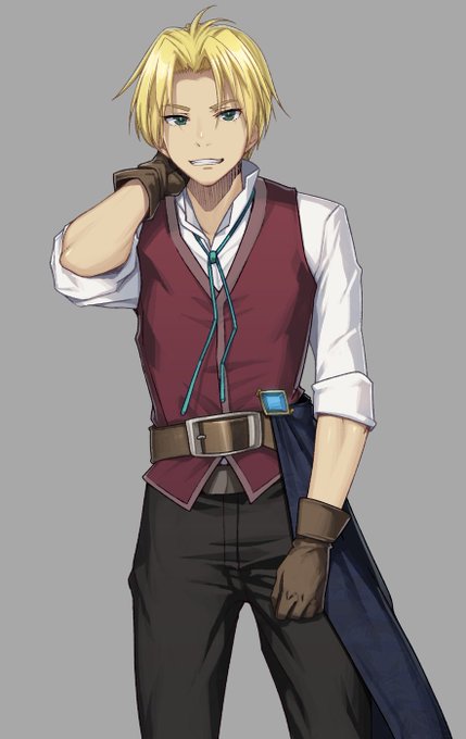 いまのところあまり出番ないんですが
主人公の兄と同じ服デザインなんですが
弟くん、結構気に入ってたりします
ちょっとイキってる(?)感があるマント着こなしとか
←弟 →兄(主人公) 