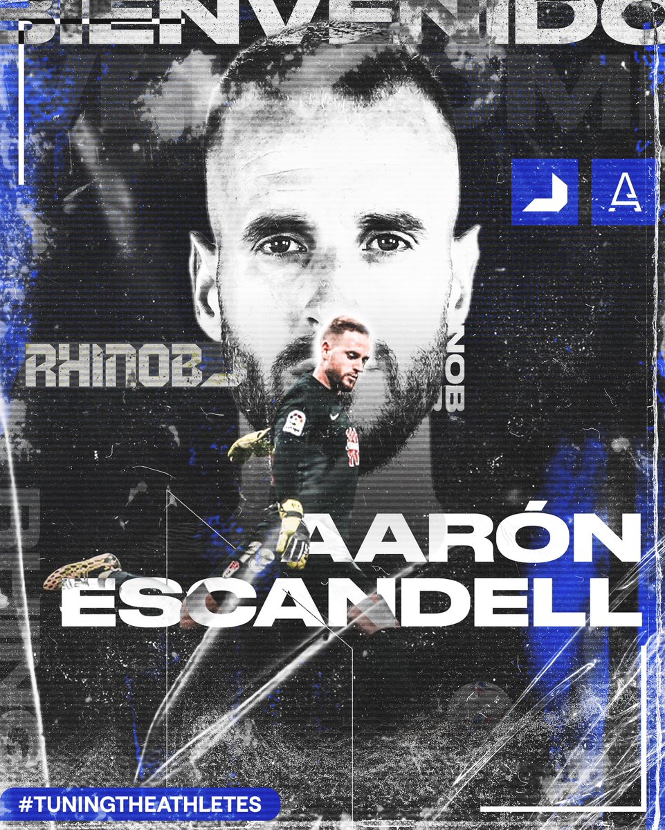 rhinobofficial's tweet photo. Reforzamos nuestra portería 🥅 con Aaron Escandell, nuevo Brand Ambassador para la temporada que viene. Aaron destaca por sus reflejos ⚡️ y velocidad de reacción 🚄. Bienvenido a RHINOB! 

#RHINOB #TUNINGTHEATHLETES #RHINOBSOCKS #AARONESCANDELL #football #soccer #futbol #calcio https://t.co/t2NMWvyQZX