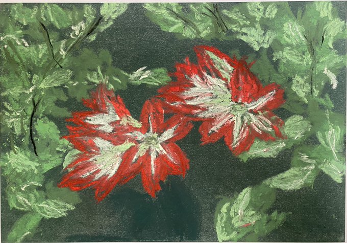 桜瑪瑙 パステル画「緑の湖面」910mm×1220mm | giulianacividanes.com.br