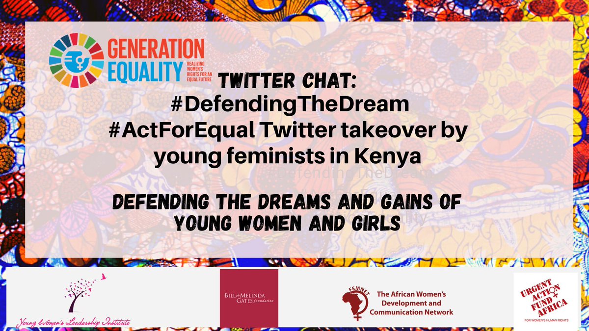 #DefendingTheDream #ActForEqual #GenerationEquality @PSYGKenya @ywli_info @superb_cbo @RadFemskisumu @gatesfoundation @UAFAfrica @FemnetProg @EU_Commission @Oxfam