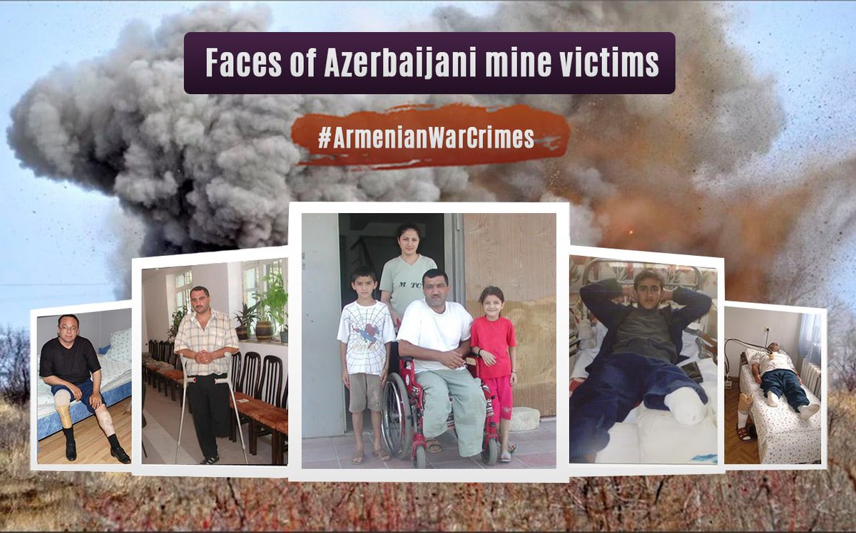 FidanRustamova_'s tweet photo. #Armenia ’s refusal to abide by the intl law and hand over #landmine maps in spite of a mounting number of the victims further strains the regional situation.The latest mine explosion killed 2 #journalists today. #Peace cannot be achieved through violence
 #FreeUsFromLandmines https://t.co/804jtUp8jl
