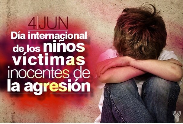 #4Jun Día internacional de los niños víctimas inocentes de la agresión... ❌ 
#InvenciblesHoy