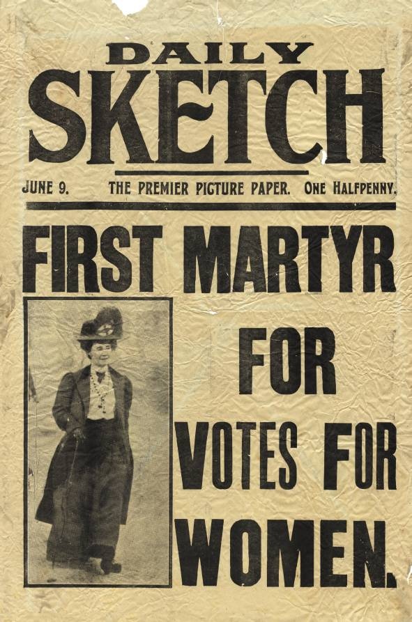 #otd 4 June 1913 – Emily Davison, a suffragette, runs out in front of King George V's horse at The Derby. She is trampled, never regains consciousness, & dies four days later.

#Suffragettes #EmilyDavison #TheDerby #Britishhistory