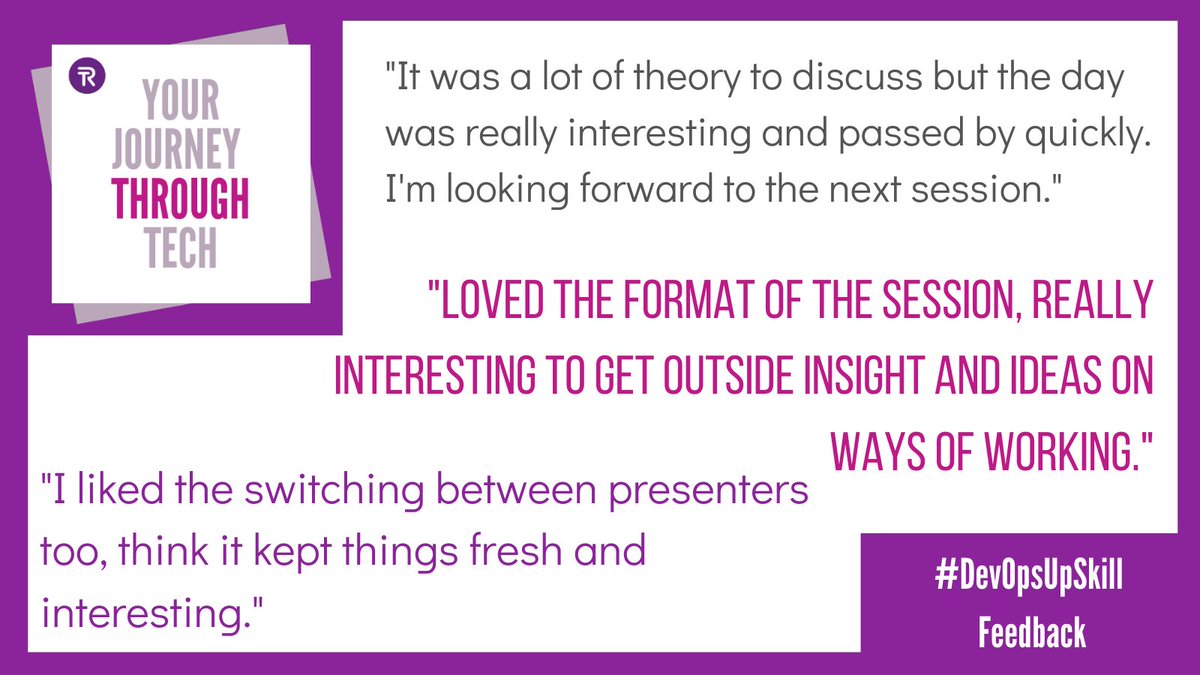 techreturners's tweet image. #DevOpsUpSkill | Session two today for our May cohort ⚡️Our talented #engineers are delving into Cloud Principles, Networking, and SRE!🚀

Read what our previous cohorts had to say about our course💬

DM for more info on our next DevOpsUpSkill programme
👉 bit.ly/3uBEJ1P