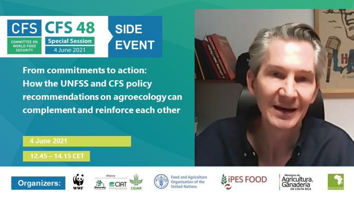 BiovIntCIAT_eng's tweet photo. 🔴 Live now with @jlucasrestrepo: We are excited to join the #CFS48 discussion on putting #agroecology into action, particularly regarding smallholder farmers.
View the #policy recommendations 👉https://t.co/Z0PiEEHH1l
@WWF @CGIAR @FAO @IPESfood @FutureForAll https://t.co/tlzxdnfAtr