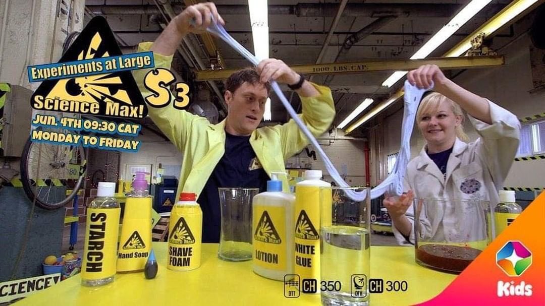 startimesrwanda's tweet image. “SCIENCE MAX”

Lets turn our house into a lab with some exciting science experiments on “Science Max” season 3, starting today at 21:30 on ST Kids | ch300, only on #StarTimesRwanda 

#Starkids #sciencemax #experimentatlarge #season3 #experiment #changeyourview #allforyou